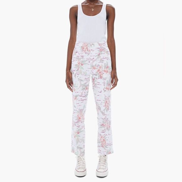 MOTHER Denim - Mother Denim The Springy Ankle in Aloha High Waisted Straight Leg Jeans, Size 26